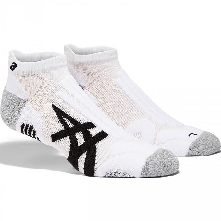 ASICS Court+ Tennis Ankle Socks 1P Brilliant White